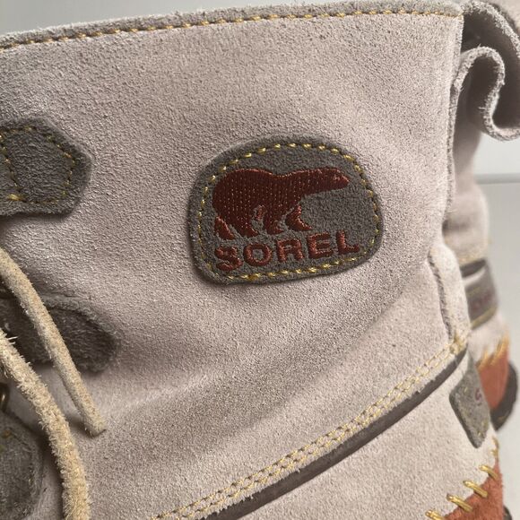 Sorel Women’s Size 8 Joplin Tan Suede Leather Lace Up Moccasin Boots NL1940-103 - Picture 11 of 15